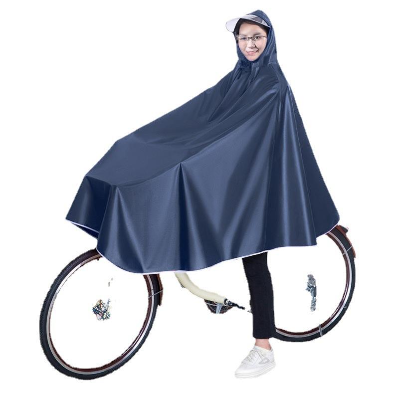 自転車用レインコート 男性用 女性用 サイクリング レインポンチョ 防水 防雨 オックスフォード生地 パープル ブルー レッド オレンジ ピンク グリーン イエ...