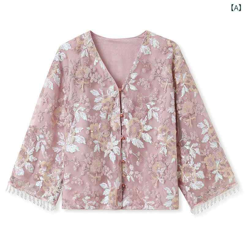 スカート レディース チャイナ風 セットアップ ポリエステル 刺繍 スパンコール ロングスカート 中国風..