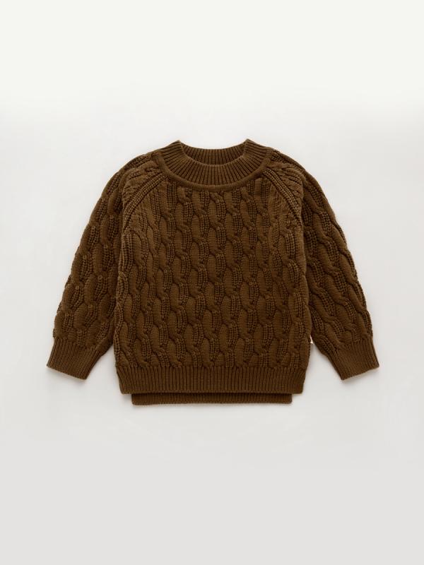 ニット ベビー・キッズ 男女兼用 セーター 秋冬 幼児 コットン トップス 長袖 丸首 無地 90cm 100cm 11..