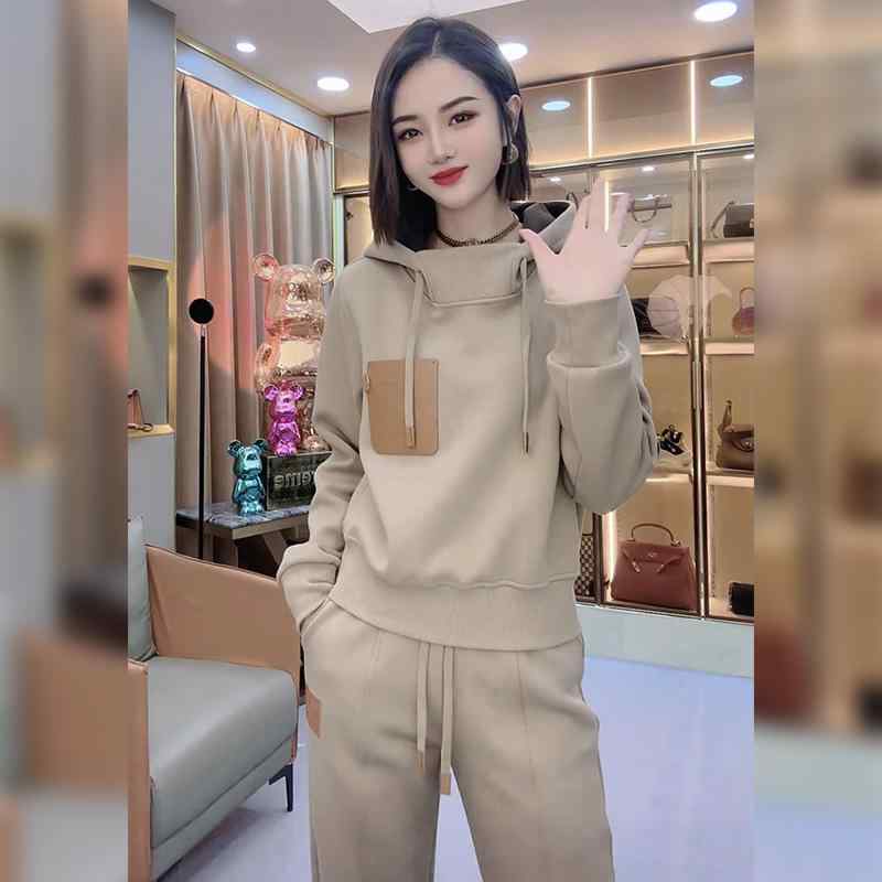 セットアップ レディース 秋冬 高品質 綿混紡 スウェット トレーナー パンツ 2点セット 長袖 長ズボン スポーティー 普段使い 部屋着 通勤