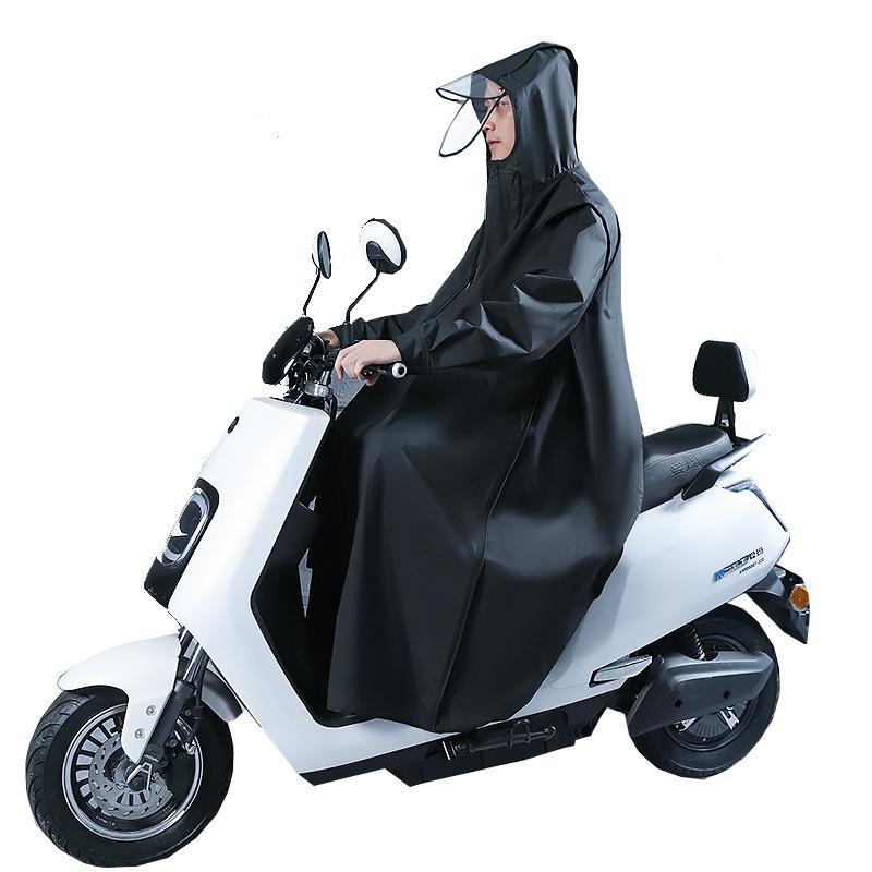 レインコート レディース バイク用 ポンチョ ロング丈 連体式 大人用 防水 撥水 多用途 全身カバー 通勤 通学 防災