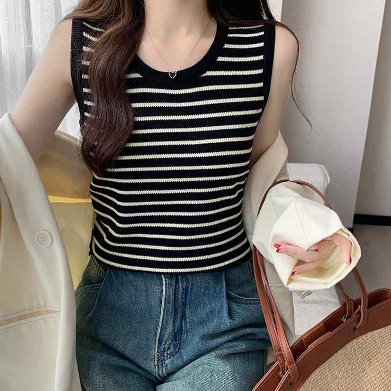 タンクトップ レディース 秋冬 ニット 肌着 インナー 重ね着 トップス 接触冷感 吸湿速乾 ストレッチ ..