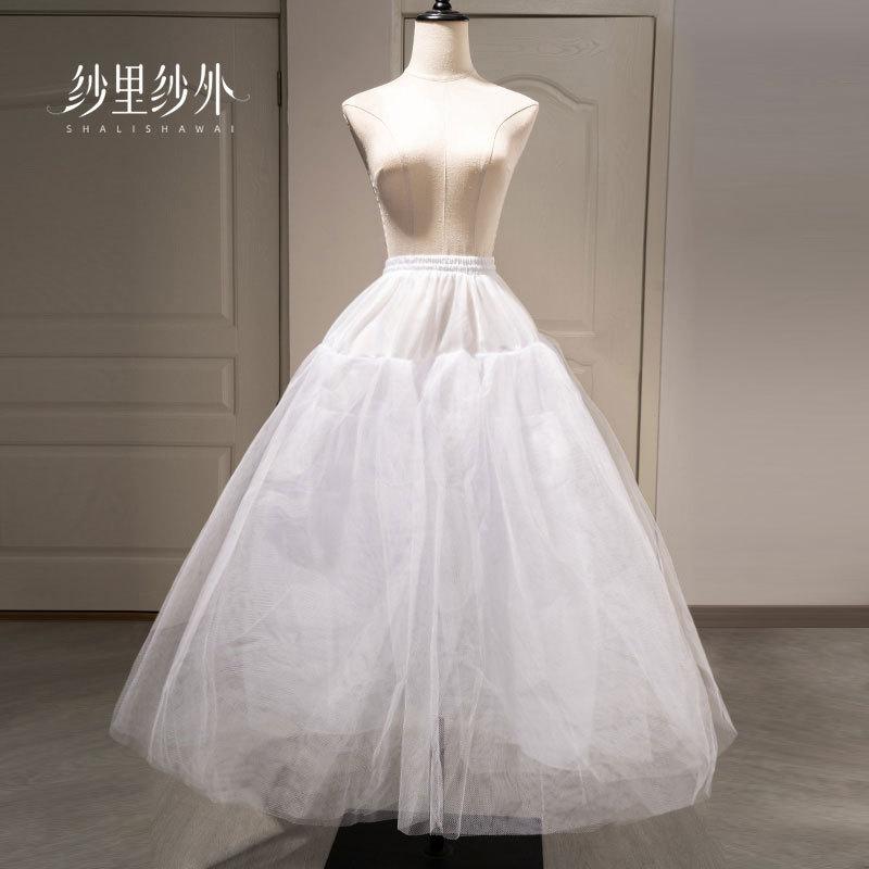 ウェディングドレス スカート 4層 チュール 柔らかい Aライン パニエ ブライダル インナー 無地 コスプレ