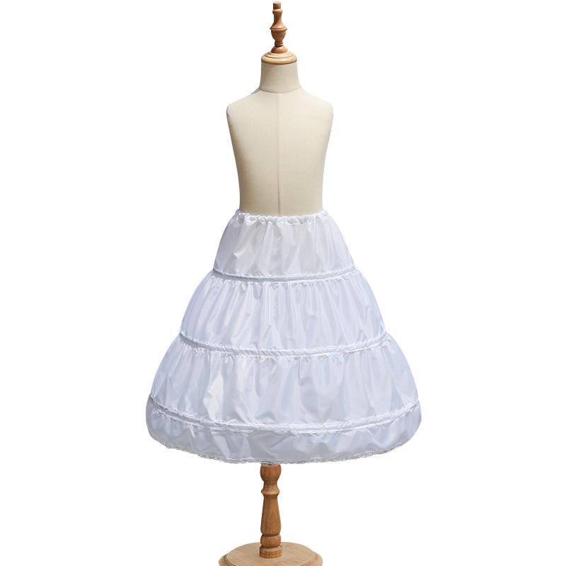 子供用 ペチコート スカート丈 短め 調節可能 パニエ チュール インナー ドレス フォーマル 発表会 結婚式 パーティー