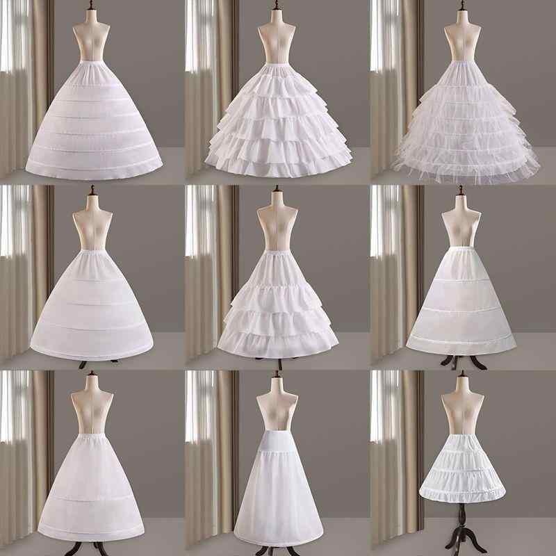 ウェディングドレス スカート ランニングスタイル ロリータ 調整可能 ペチコート