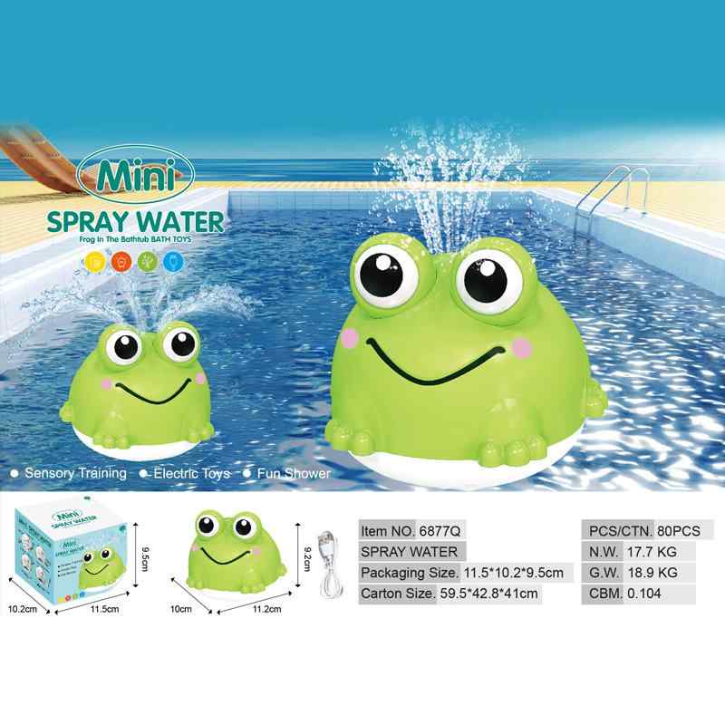 お風呂用おもちゃ ベビー 赤ちゃん 子供 水遊び カエル 噴水 クジラ ワニ かわいい アニマル バストイ 電池式