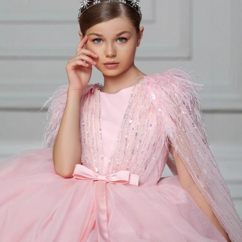 子供用 フォーマルドレス 女の子 プリンセスドレス チュール 膝丈 ノースリーブ 発表会 演奏会 結婚式 ..