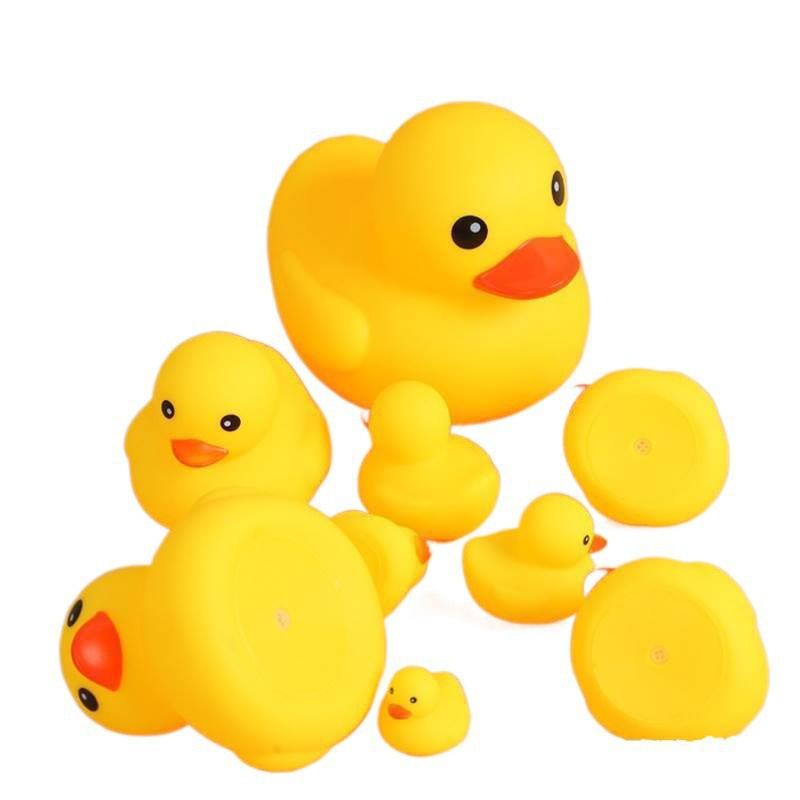 お風呂用おもちゃ 赤ちゃん ベビー アヒル ゴム製 噛み砕ける 水遊びおもちゃ ソフトラバー