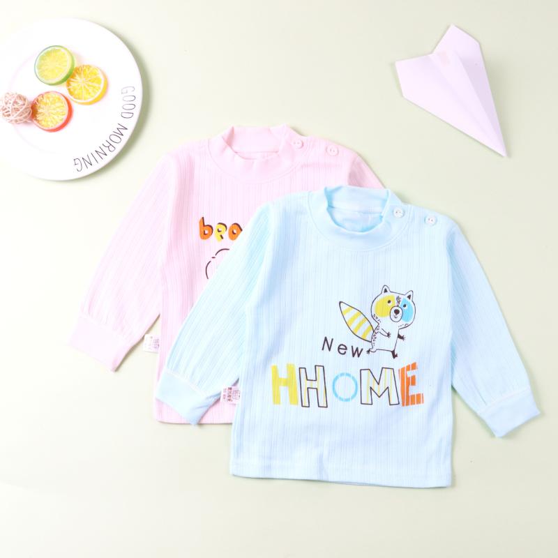 ベビー服 上着 春秋 男女兼用 乳幼児 トップス 長袖 Tシャツ 精梳綿100% ストライプ かわいい 保温性 普段使い