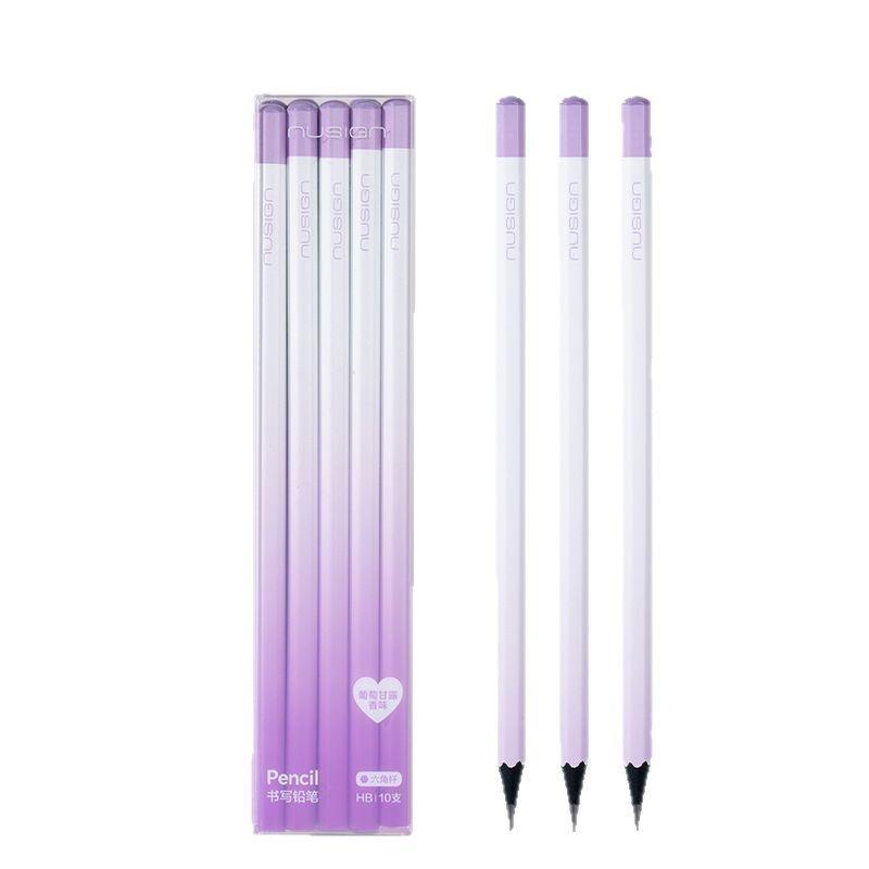 鉛筆 学生 子供 六角軸 香り付き 黒鉛筆 HB 2B デッサン 製図 スケッチ