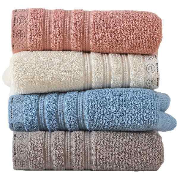 タオル 全綿 a類 洗顔タオル 吸水性 速乾性 綿100% 71cm×34cm 中藍色 赤色 コーヒー色 茶色 普段使い