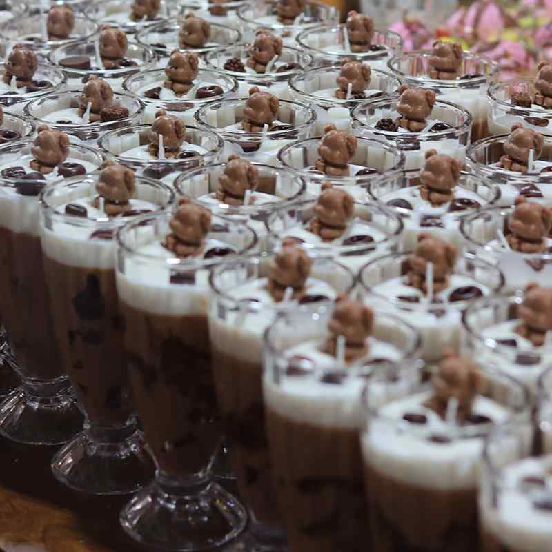 アロマキャンドル クマ 手作り 雑貨 香芋ミルクティー パールミルクティー かわいい インスタ映え 大豆..