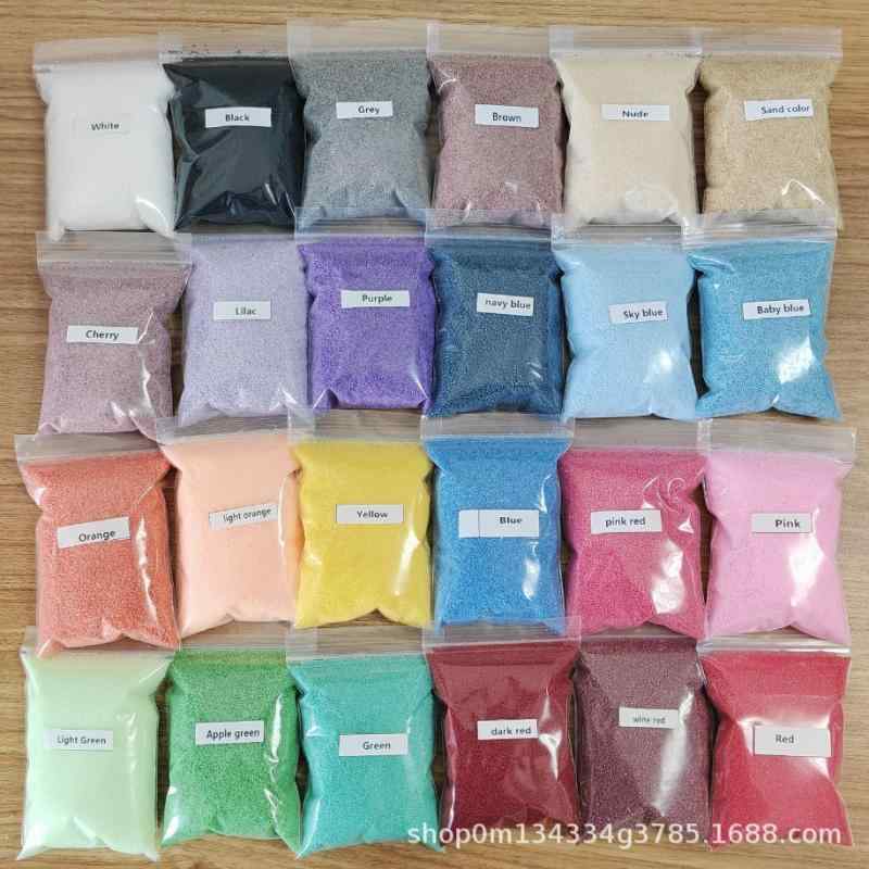 アロマキャンドル カラーサンドワックス 浮き型 パール 手作り パームワックス ホワイト レッド ブラッ..