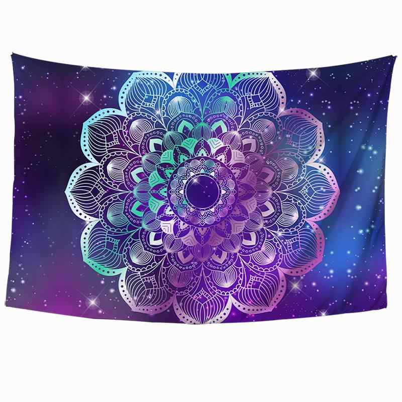タペストリー 民族風 マンダラ 背景布 インテリア リビング 寝室 模様替え ポリエステル 幾何学模様 ストライプ 白 黄色 赤 紫 緑 ヨーロッパ式