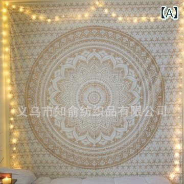 タペストリー 曼荼羅 壁掛け ビーチマット ブランケット テント 旅行用マットレス ポリエステル製 幾何..