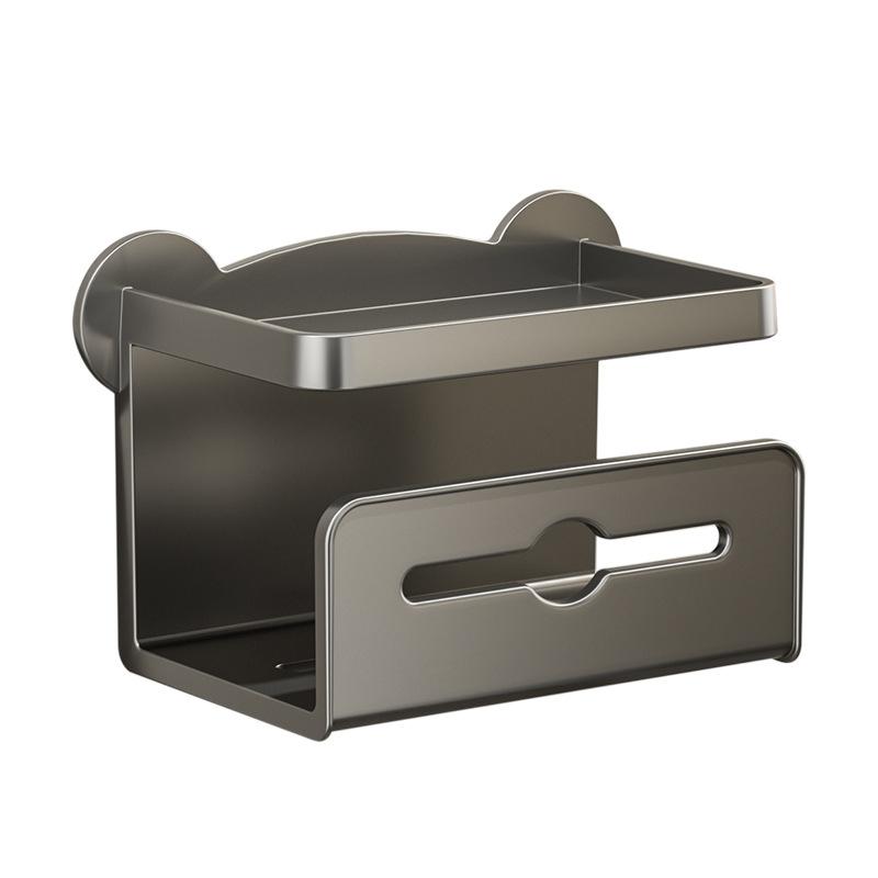 トイレ ペーパーホルダー 壁掛け式 ロールペーパー ボックス ティッシュケース トイレットペーパー ス..