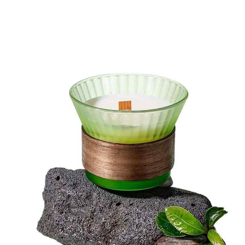 アロマキャンドル インテリア雑貨 睡蓮 ボタニカル 癒やし 空間演出 リラックス グッズ ジャスミン 桂..