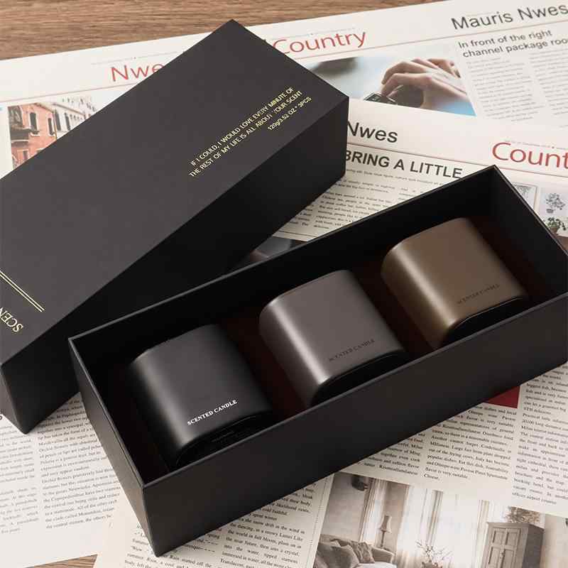 アロマキャンドル レディース メンズ ギフト セット 3個入り シャンパン レッド柚木 琥珀の誘惑 空気清浄 リラックス効果 プレゼント 贈り物