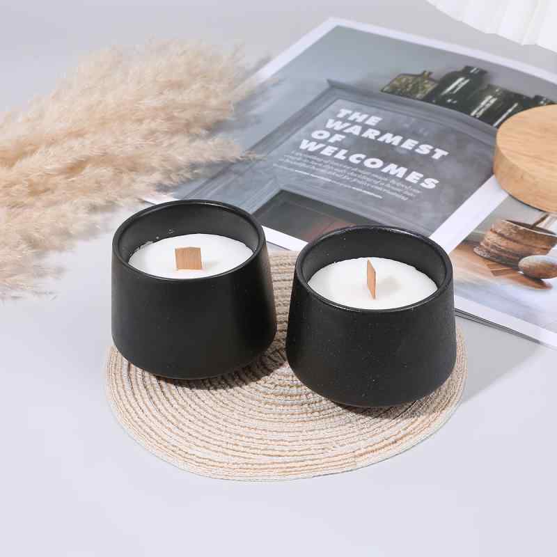 アロマキャンドル グラス入り 大豆ワックス 香り付き 高級感 癒やし リラックス ギフト 冷黒カップ ブ..