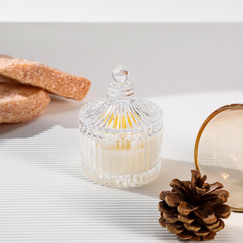 アロマキャンドル かわいい デイジー ギフトボックス 大豆ワックス 寝室 癒し 白桃烏龍 鼠尾草と海塩 ..