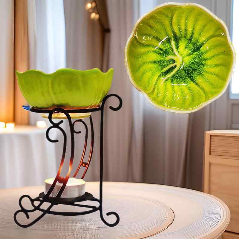 アロマポット ヨーロッパスタイル アロマ炉 室内 芳香 水仙花碗 鉄製 香炉 リラックス効果 空気清浄