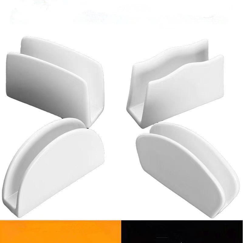 ティッシュボックス 骨瓷製 折り畳み式 ペーパータオルケース セラミック製 食卓用 レストラン ホテル ..