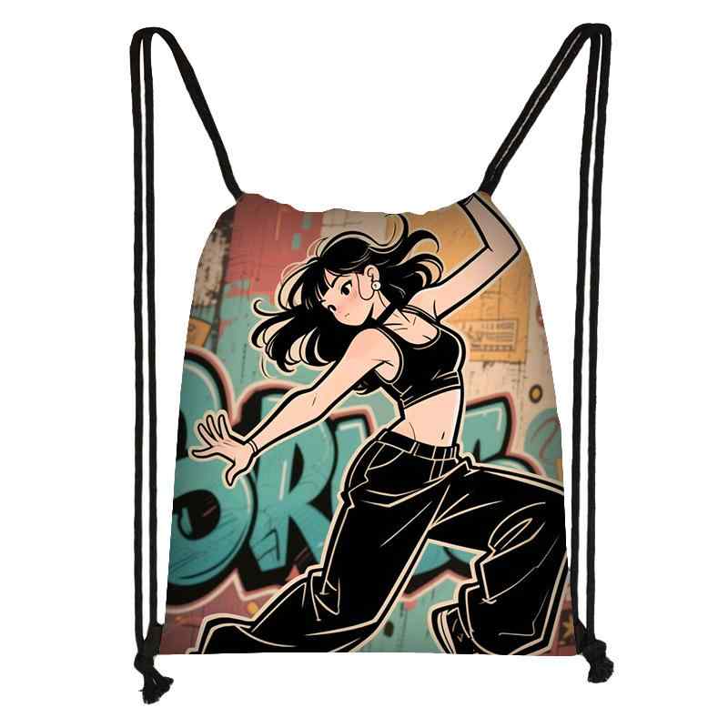 ナップサック 子供 大容量 折りたたみ 収納袋 旅行用 巾着袋 ポリエステル製 マルチケース