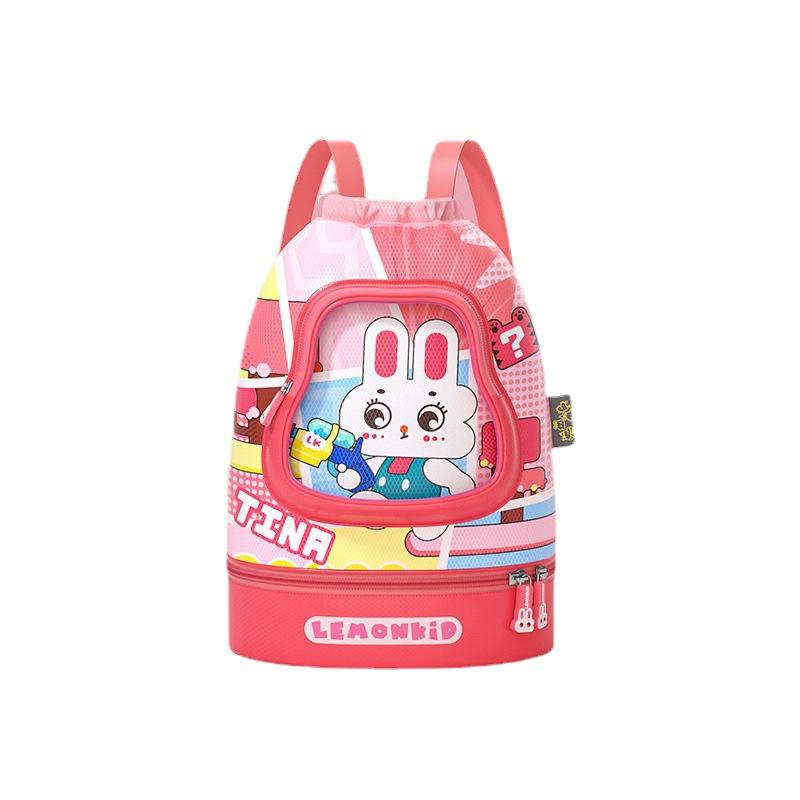 スイミングバッグ キッズ 子供 水泳用品 乾湿分離 洗漱用品 収納袋 巾着袋 ビーチバッグ 大容量 コーラ..