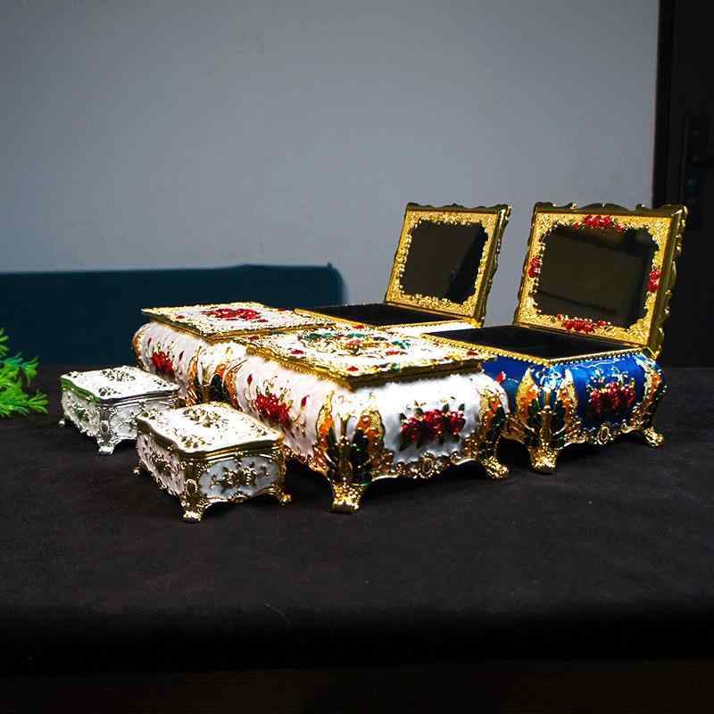 ジュエリーボックス レディース ローズ 薔薇 バラ 指輪 リング ネックレス イヤリング ピアス 収納 ケ..