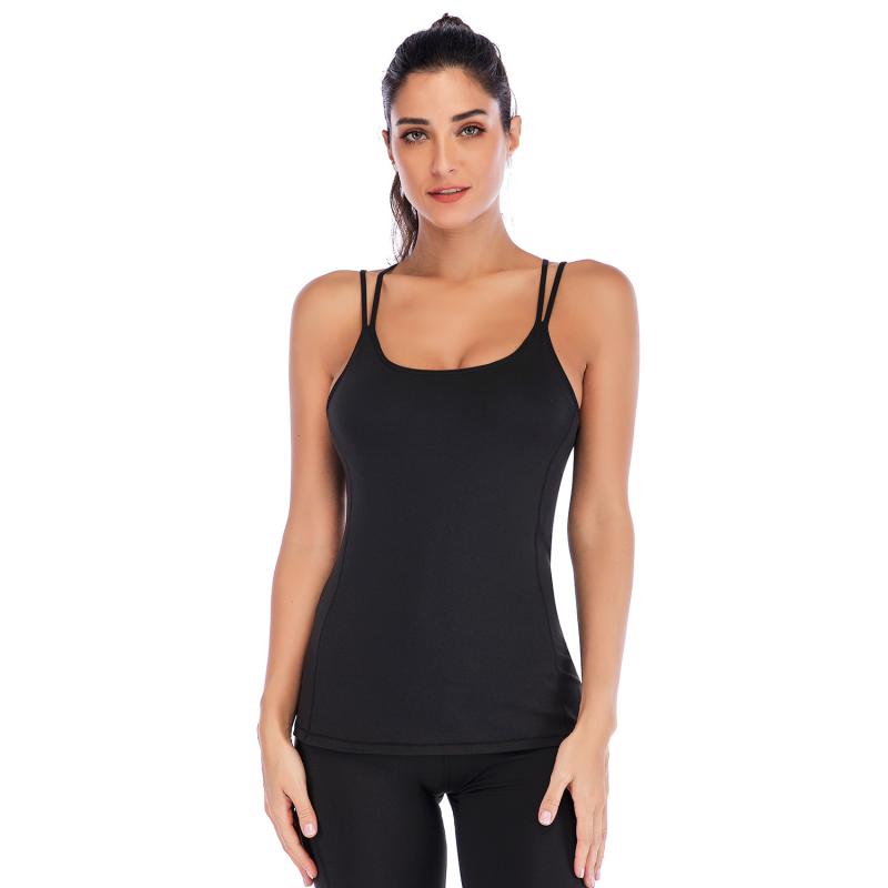 ヨガウェア レディース スポーツブラ トップス タンクトップ クロスバック ブラトップ トレーニングウ..