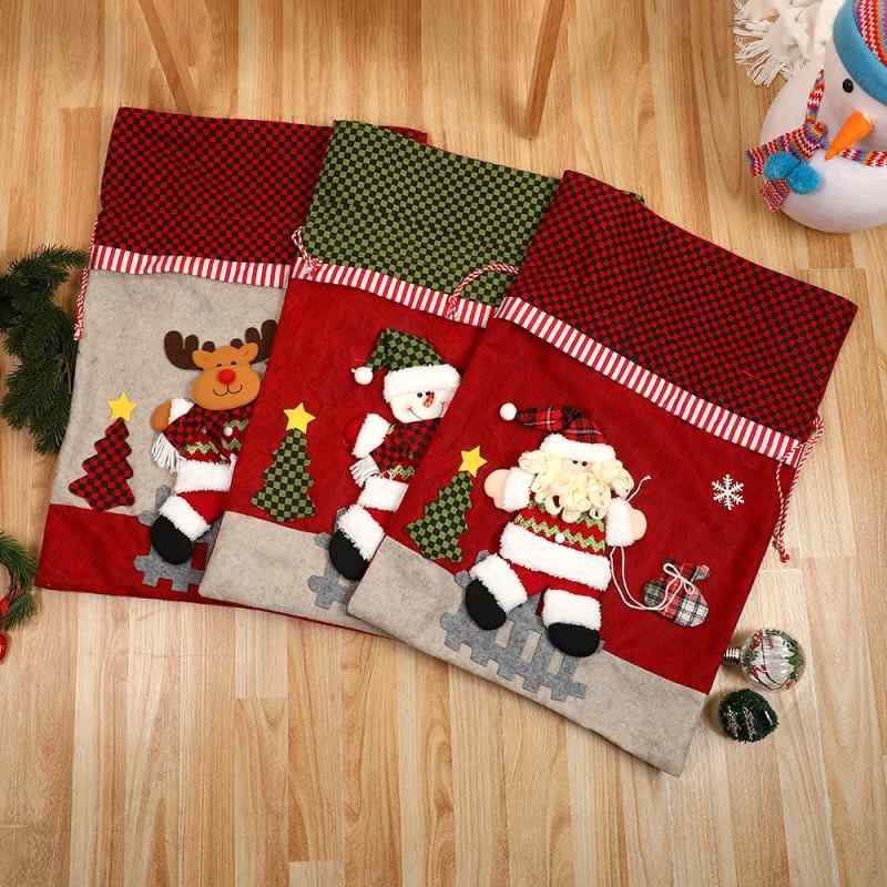 ギフトバッグ クリスマス レディース メンズ クリスマスツリー サンタクロース 雪だるま トナカイ パー..