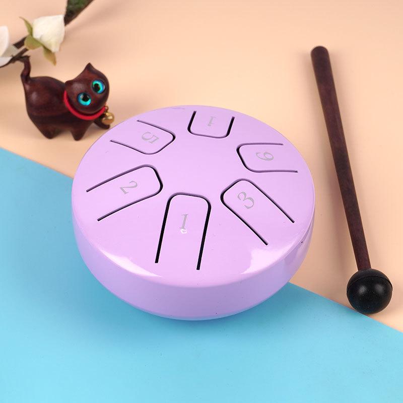 楽器 空灵鼓 子供用 知育玩具 パーカッション 6音 スリットドラム 音楽療法 リラックス ヨガ