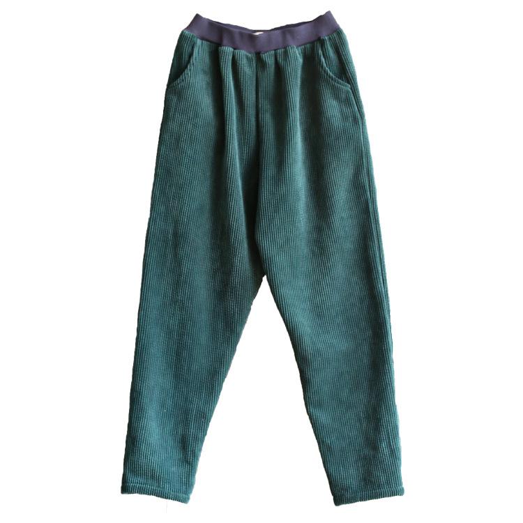 パンツ レディース 中腰 コーデュロイ 裏起毛 暖パン リラックス ゆったり 古着風 カジュアル カーキ ..