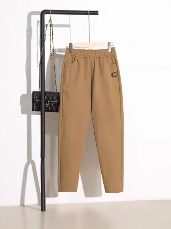 パンツ レディース 水洗綿 ハーレムパンツ ゆったり ハイウエスト ウエストゴム カジュアルパンツ 普段..