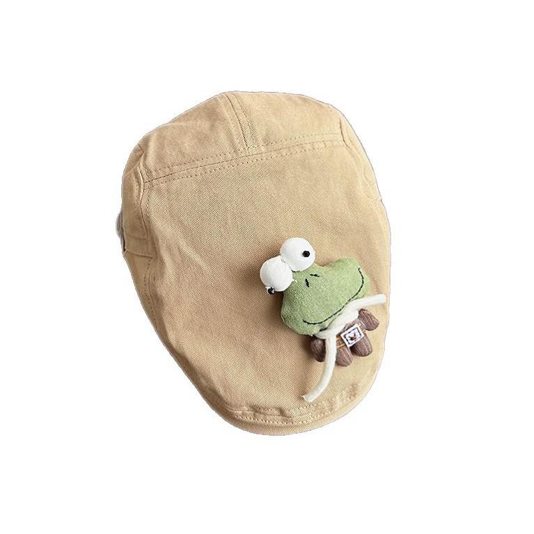 帽子 ベビー キッズ 大青蛙 かわいい カートゥーン 保温 防風 男の子 女の子 コットン 春秋