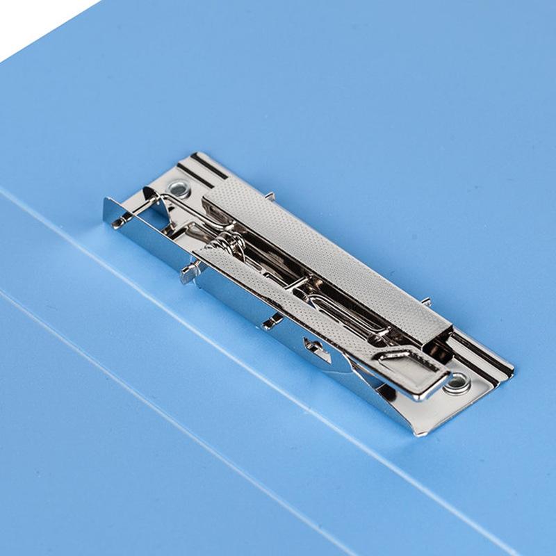 ファイル A4 縦型フォルダー 吊り下げ式 資料 整理 学生 事務用品 ブルー