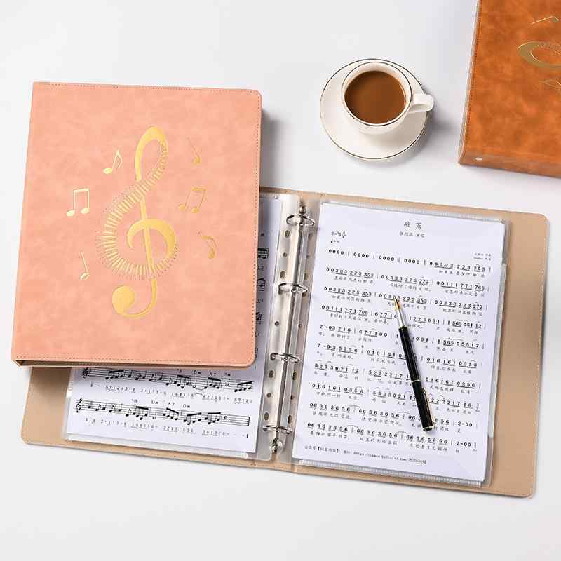 楽譜ファイル A4 大容量 楽譜入れ ファイル 音楽 収納 バインダー 式 替えシート式