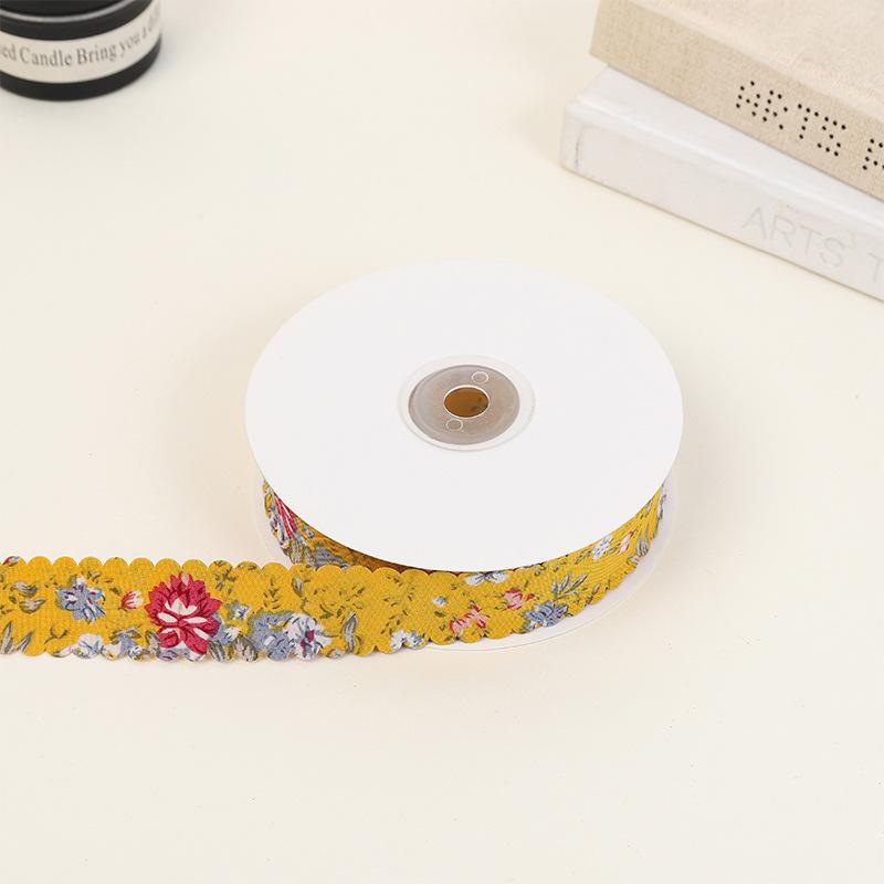 ヘアアクセサリー レディース 髪飾り 織リボン DIY 蝶結び ブローチ 帽子飾り 花柄 春夏