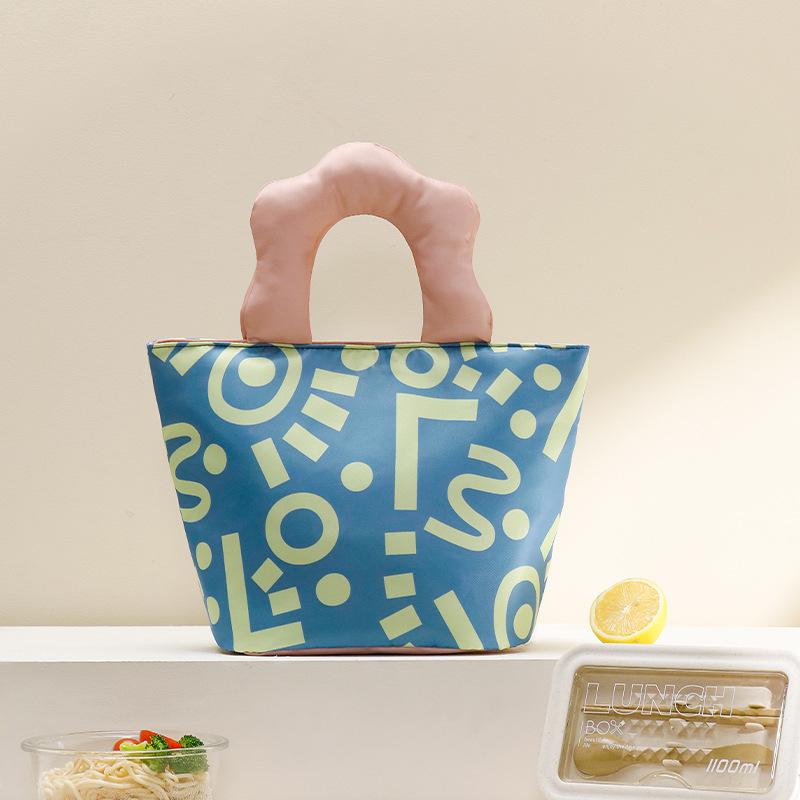 弁当袋 レディース かわいい 保温保冷 ランチバッグ カートゥーン 手提げ アルミホイル 厚手 学生 キッ..