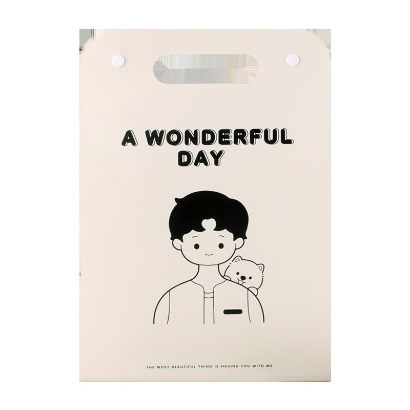 ファイルバッグ 大容量 ドキュメントバッグ 学生 事務用品 書類 整理 収納ケース 13ポケット ファスナ..