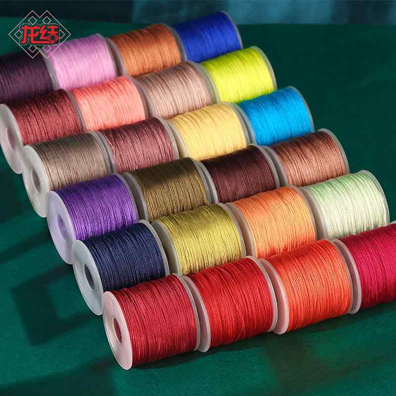 ネックレス 手編み 紐 72色 ジュエリーコード 織り糸 DIY ハンドメイド アクセサリーパーツ ギフト ラ..