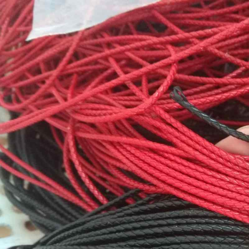 アクセサリー 牛革 紐 革紐 持ち手 ネックレス ブレスレット ストラップ 編み込み DIY ハンドメイド 手芸