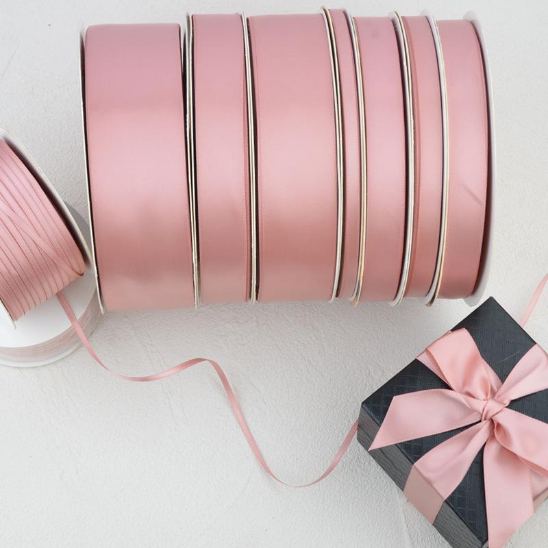 ヘアアクセサリー レディース ヘアゴム シュシュ リボン 織り サテンリボン パステルカラー ヘアバンド..