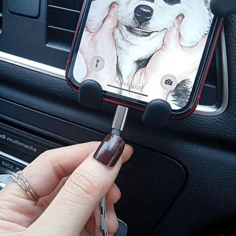 スマホホルダー 車載用 スマートフォンスタンド エアコン吹き出し口取り付け型 カー用品 汎用 かわいい..