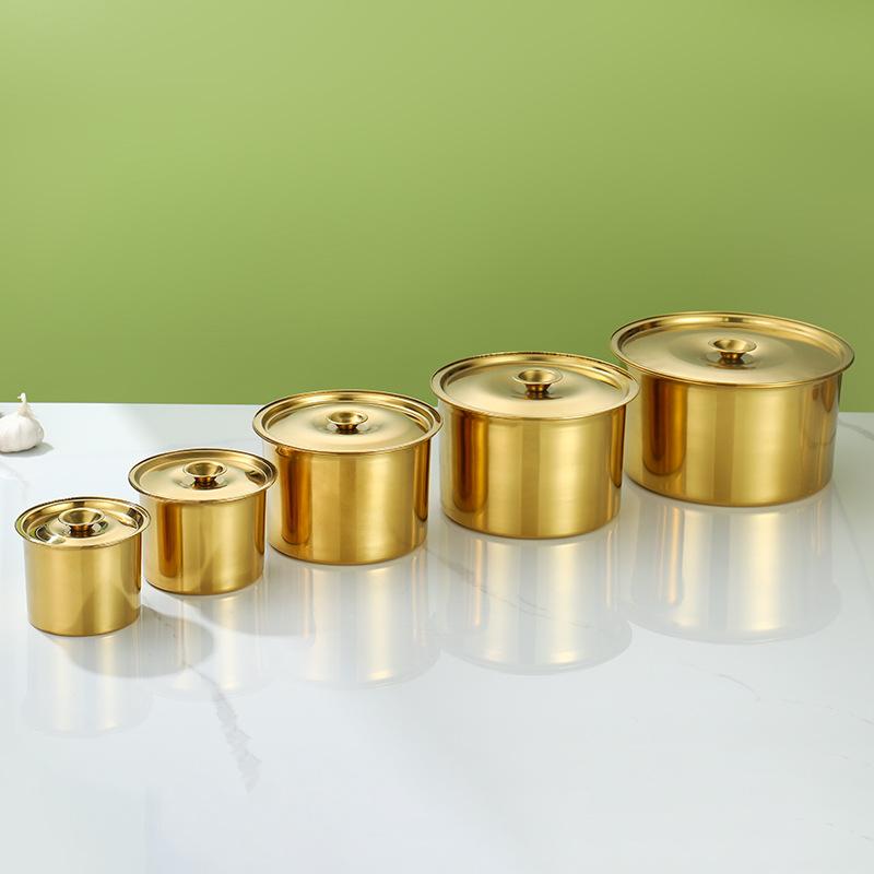 調味料入れ ステンレス製 ゴールド 業務用 蓋付き 調味料 容器 スパイス 容器 卓上 塩 砂糖 業務 家庭用