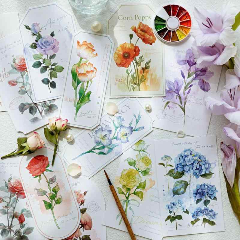 ポストカード 花柄 結婚式 お祝い メッセージカード ギフト 寄せ書き 挨拶状