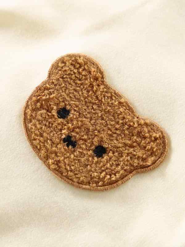 ベビー服 新生児 カバーオール 純綿 A類 男女兼用 和尚服 春夏 秋冬 小熊 刺繍 かわいい 赤ちゃん 乳児..