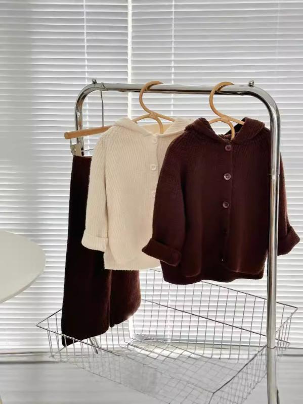 ニット キッズ 女の子 子供服 秋冬 ニットカーディガン セーター 親子 ペアルック 厚手 防寒 暖かい か..