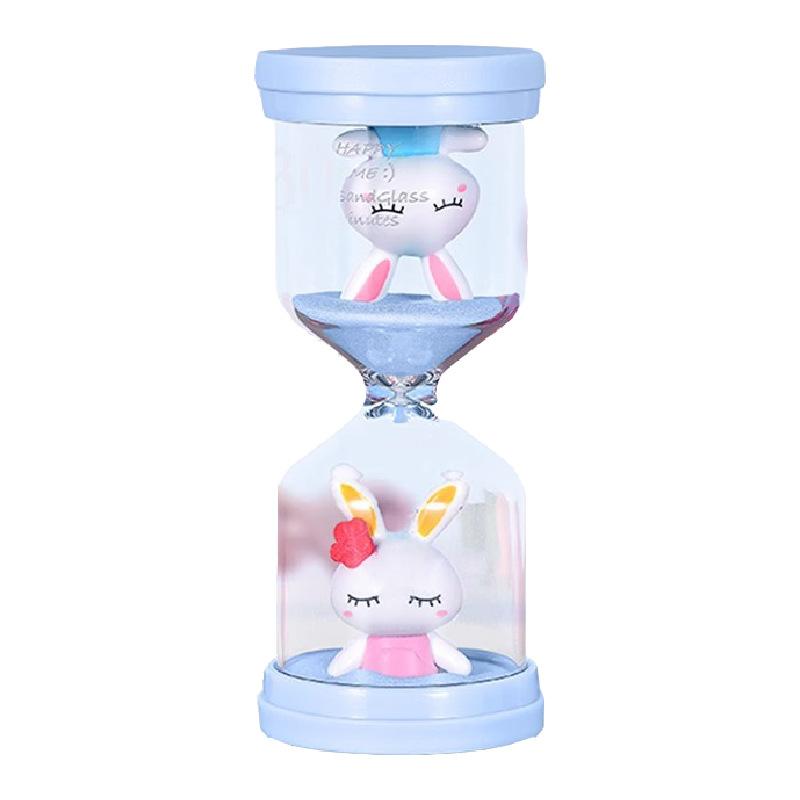砂時計 キッズ 子供用 大耳ウサギ 3分 5分 10分 15分 20分 30分 プラスチック製 落下防止 歯磨き タイ..