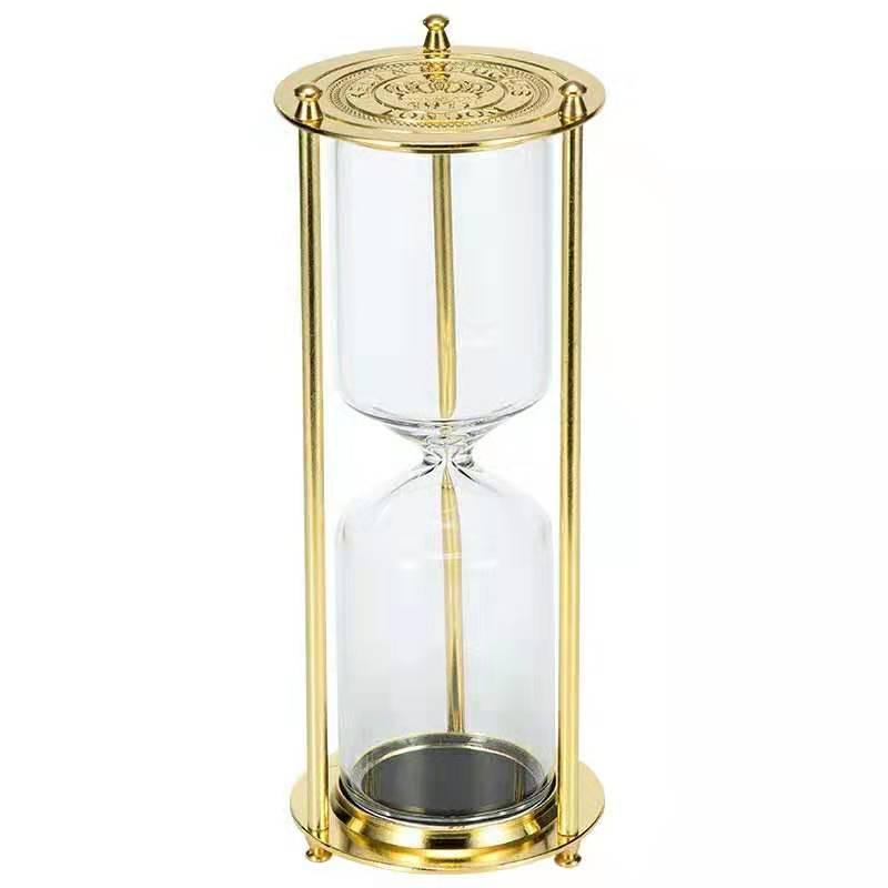砂時計 DIY砂入れ 置物 インテリア 雑貨 ガラス製 アンティーク調 エレガント 高級感 古銅色 金色 銀色